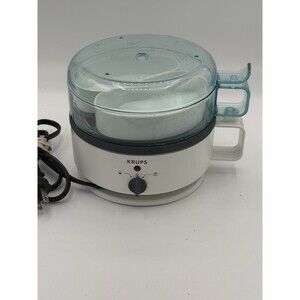 KRUPS Express F230 7 Egg Cooker Boiler Poaching Trays included Tested Working